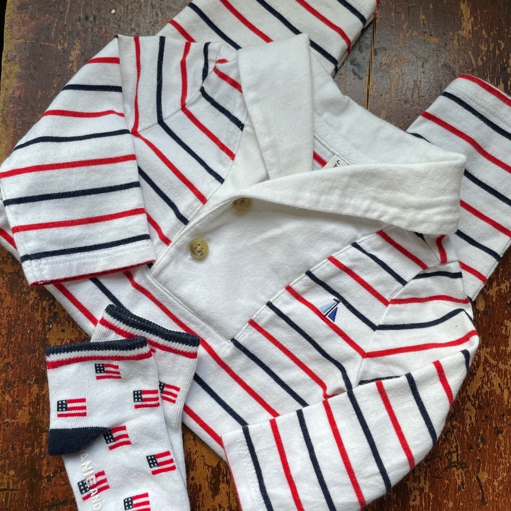 Janie and Jack romper, 0-3 months